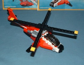 CREATOR, AIR BLAZER SET 31057 (3 IN 1) - LEGO - 2017 - USED W/ MANUAL