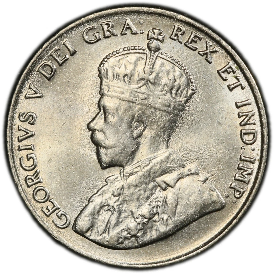 Canada, 1922 George V Five Cents, 5 Cents. PCGS MS 64 Near S. 4,794,119 Mintage - Image 3 of 4