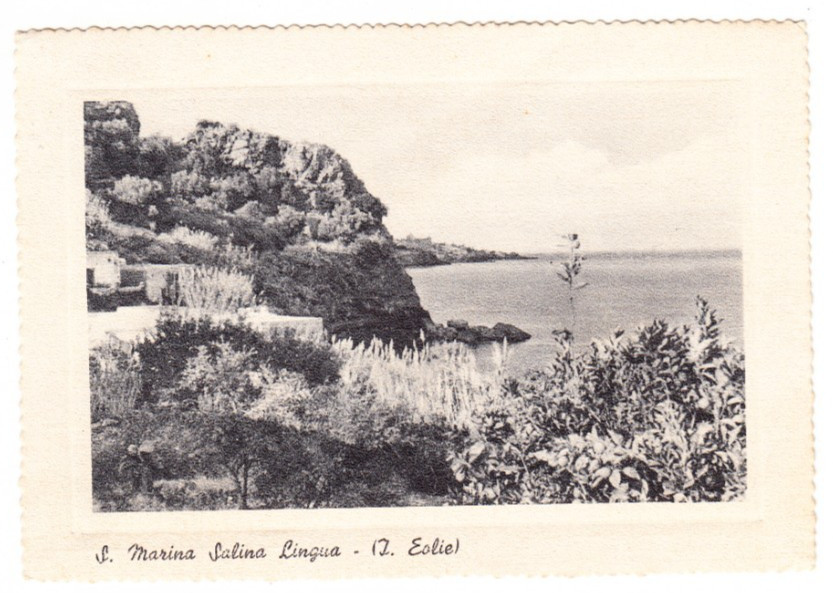 26-02471 - SALINA MESSINA - LINGUA ISOLE EOLIE VIAGGIATA 1960