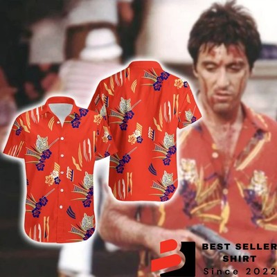 Tony Montana Scarface Hawaii Shirt Tony Tropical Hawaiian Shir