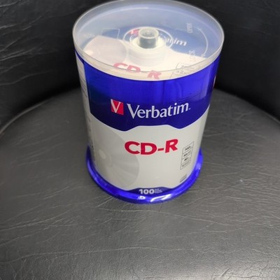 Verbatim 94554 700MB 52x CD-R Disc - Pack of 100