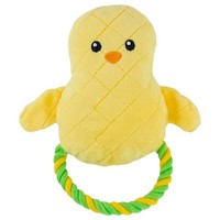 Nobby PlüSch-Hundespielzeug OsterküKen - 13 Cm - Ostern PlüSchspielzeug Mit Seil