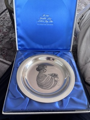 1972 Franklin Mint Sterling Silver Mother's Day Plate Mother