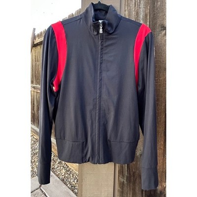 Bogner Fire + Ice Adria Jacket Womens L Black Red Full Zip Stretch Vent NWT