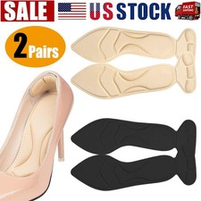 1/2 Pairs Shoe Insoles, Sponge Shoes Pads with High Heel Inserts for Loose Shoes