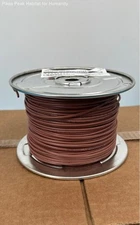 Genesis 20/2 Solid Thermostat General Purpose Wire 500ft roll, brown