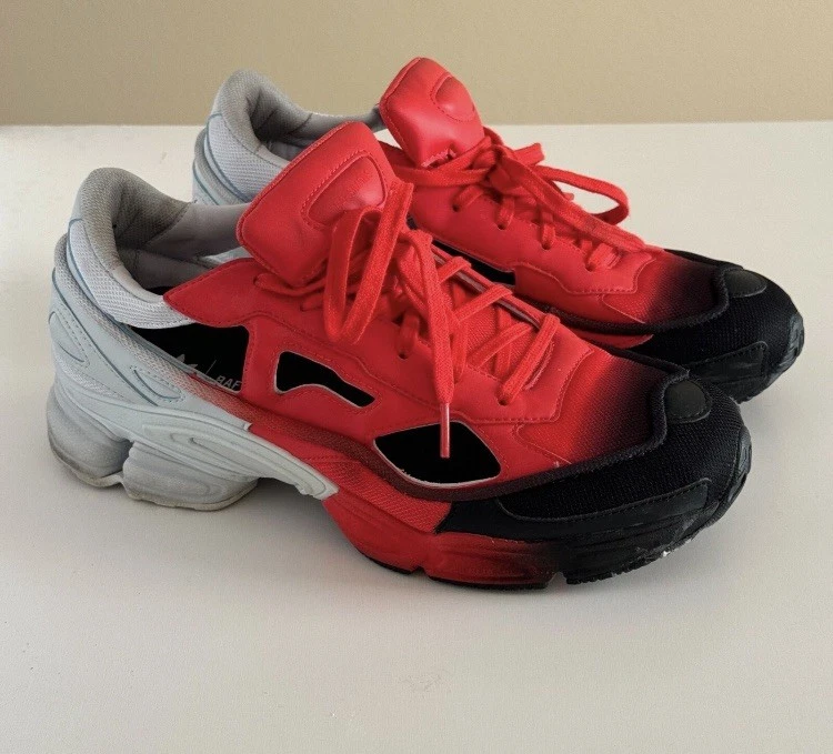 adidas Raf Simons x Ozweego Replicant Red Halo Blue for Sale