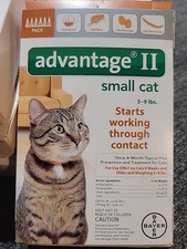 Advantage II Flea Treatment For Small Cats 5-9lbs 6 Doses Topical