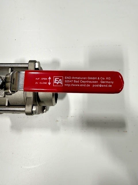 END ARMATUREN ZE311067 Ball Valve DN50, 1.4408/PTFE, Weld Ends, Full Bore - Image 2 of 4