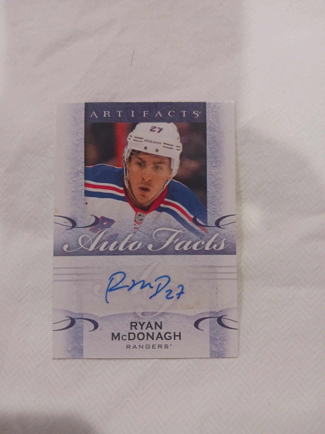 Ryan Mcdonagh trading card
