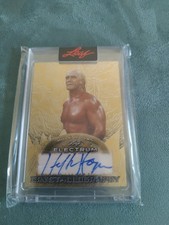 2024 Leaf Electrum Crystallography Gold Hulk Hogan Auto Autograph Card #d 1/1