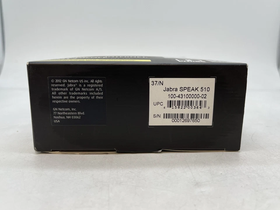 NEW Jabra GN Speak 510 USB & Bluetooth Speakerphone Black PHS002W FREE S/H - Image 3 of 3
