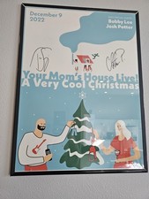 framed Ymh Live Autographed Poster Signed By Tom Segura And Cristina P