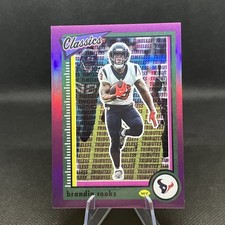 2022 Panini Classics Timeless Tributes Purple Brandin Cooks #39 /35 Texans