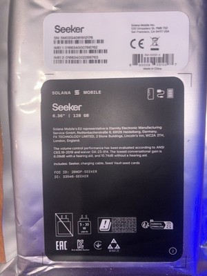 Solana Mobile Seeker Smartphone - BRAND NEW - FACTORY SEALED | eBay
