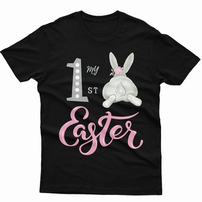 Personalisiertes passendes ausgefallenes T-Shirt My First Easter Cute Bunny...