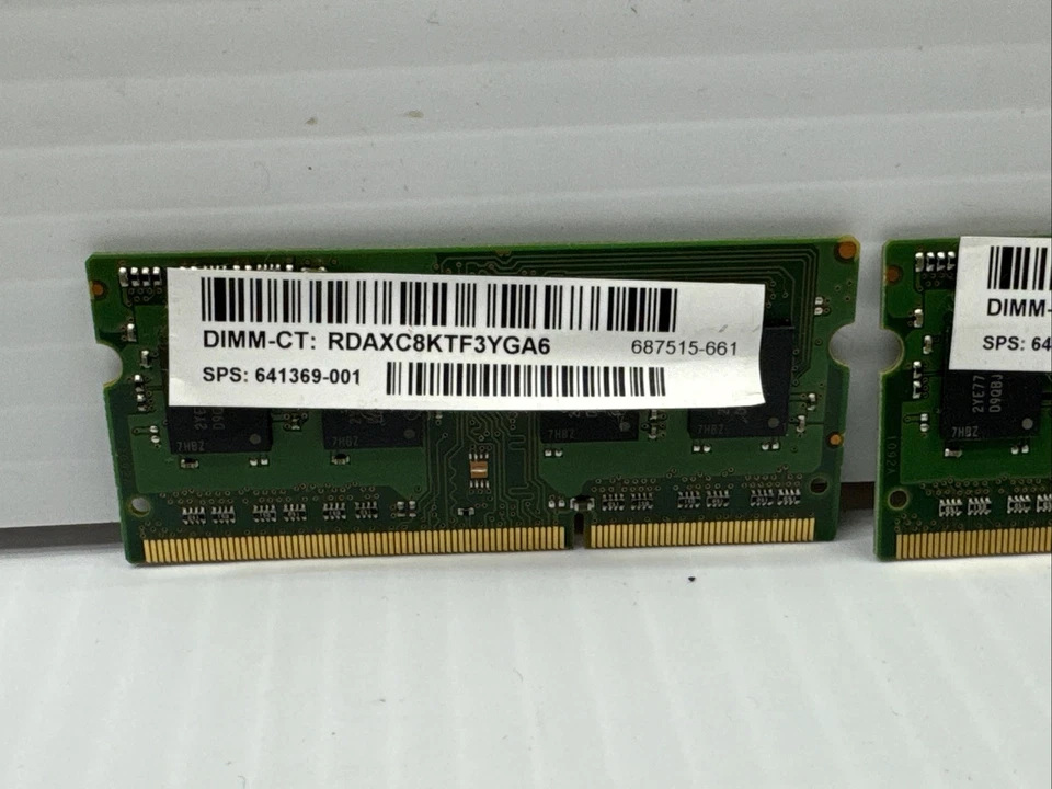 MT8KTF51264HZ-1G6E1 OEM Micron Laptop Memory 4GB 1Rx8 PC3L-12800S-11-11-B2 - Image 4 of 4