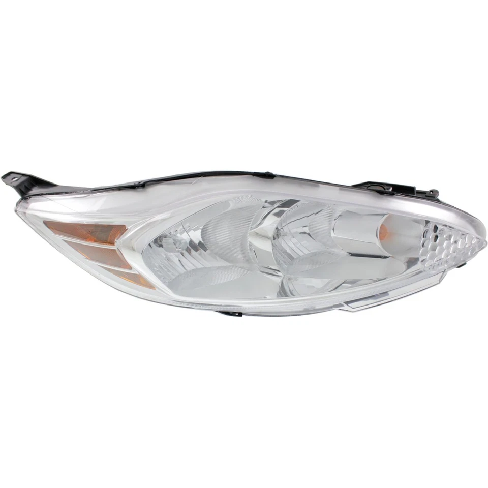 LH & RH Headlights For Ford Fiesta 2011-2013 Halogen w/ Bulbs CAPA S SE SEL SES - Imagem 3 de 4