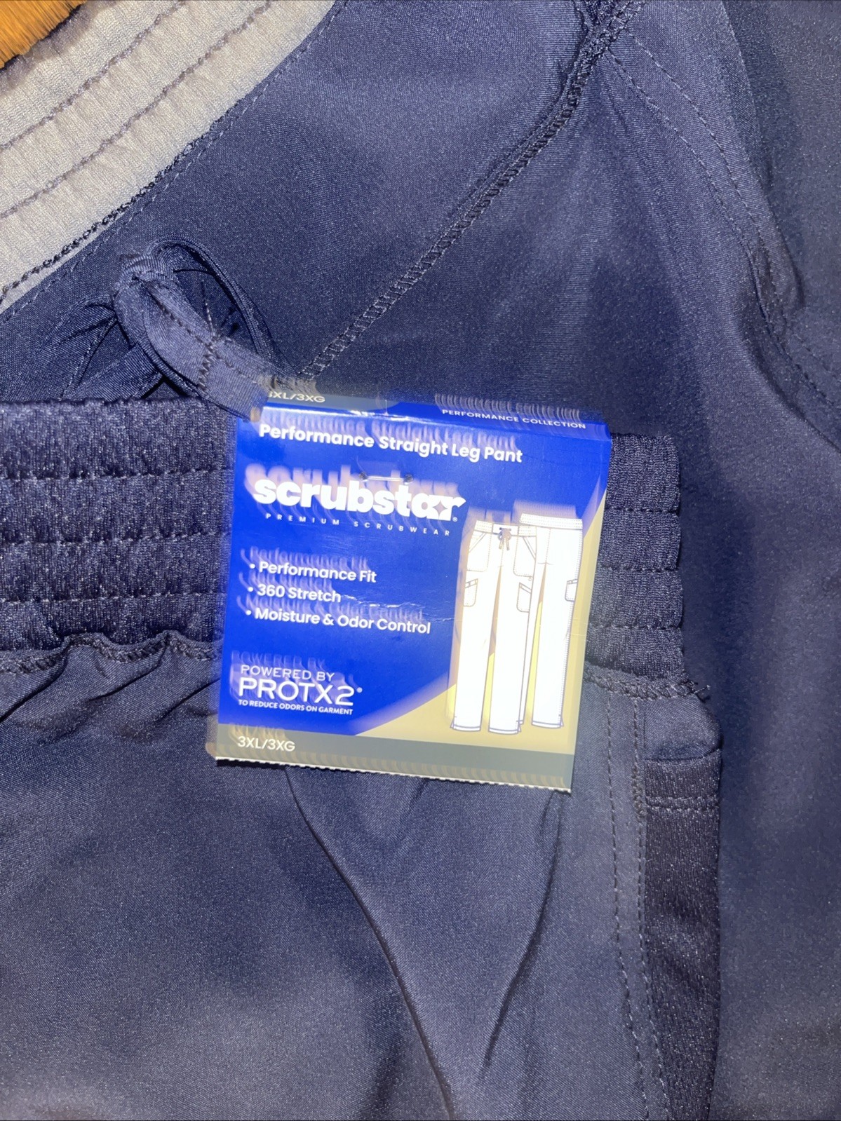 Scrubstar Women's Scrub Pant Sz 3XL Electric Blue Core Essential Stretch NEW thumbnail 3