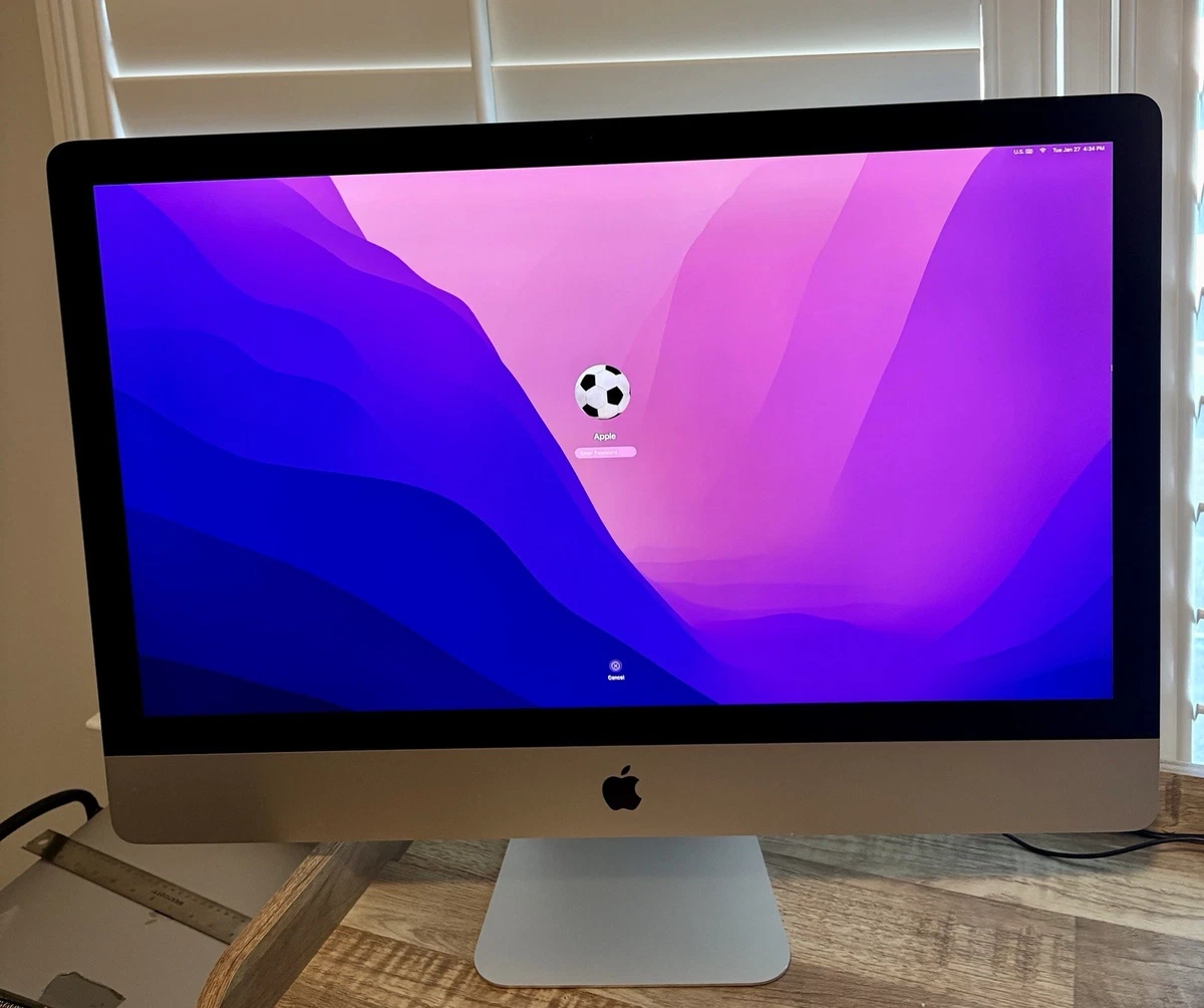 Apple iMac with Retina 5K display 2017 Release Year Apple Desktops