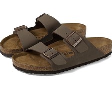 Birkenstock Arizona Birkibuc Sandals in Mocha Models 0151181 and 0151183