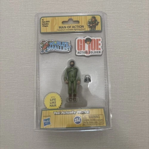 2017 World's Smallest G.I. Joe Action Soldier Figure Man of Action Hasbro NEW