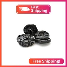 SweetGlob Licorice Wheels Naturally Flavored Candy (Black Licorice, 1 Pound)