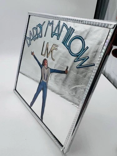 Barry Manilow “Live” 1977 Vintage Mirror – Arista Records Promo Collectible
