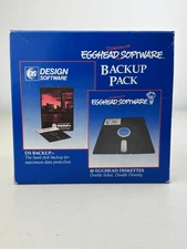 New Open Box Vintage 1988 Egghead Software Backup Pack of 40 Diskettes IBM Rare