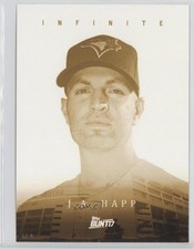 2017 Topps Bunt Infinite Topps.com Online Exclusive 5x7 Gold /10 JA Happ 2f4