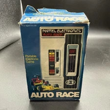 MATTEL Electronics - AUTO RACE - Handheld Game (1976) Works! With Original Box
