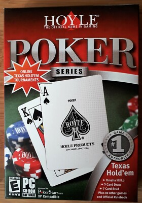 HOYLE POKER SERIE PC CD-ROM SPIEL 14 SPIELE TEXAS HOLD EM, STUD etc. BRANDNEU