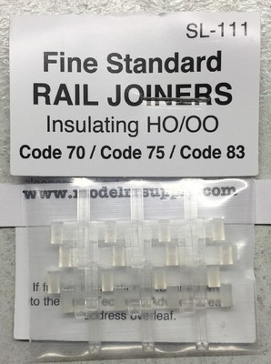 Peco SL-111 HO Code 70 83 Insulated Rail Joiners  Bulk $$ Save 15-20% | $5 Offer