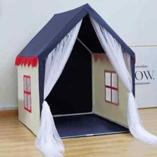 Kids Pop Up Playhouse Tent Teepee In/Outdoor Children Girls Boys Princess Play