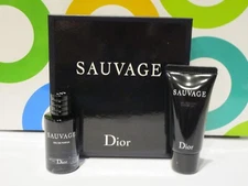CHRISTIAN DIOR ~ SAUVAGE 2 PIECE MINI SET ~ READ DETAILS
