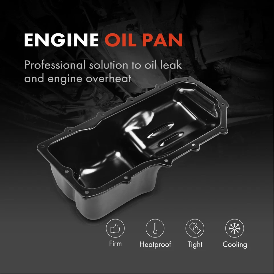 Pan de aceite de motor para Chrysler Sebring Dodge Avenger Eagle Talon Mitsubishi Eclipse Foto 2 de 4