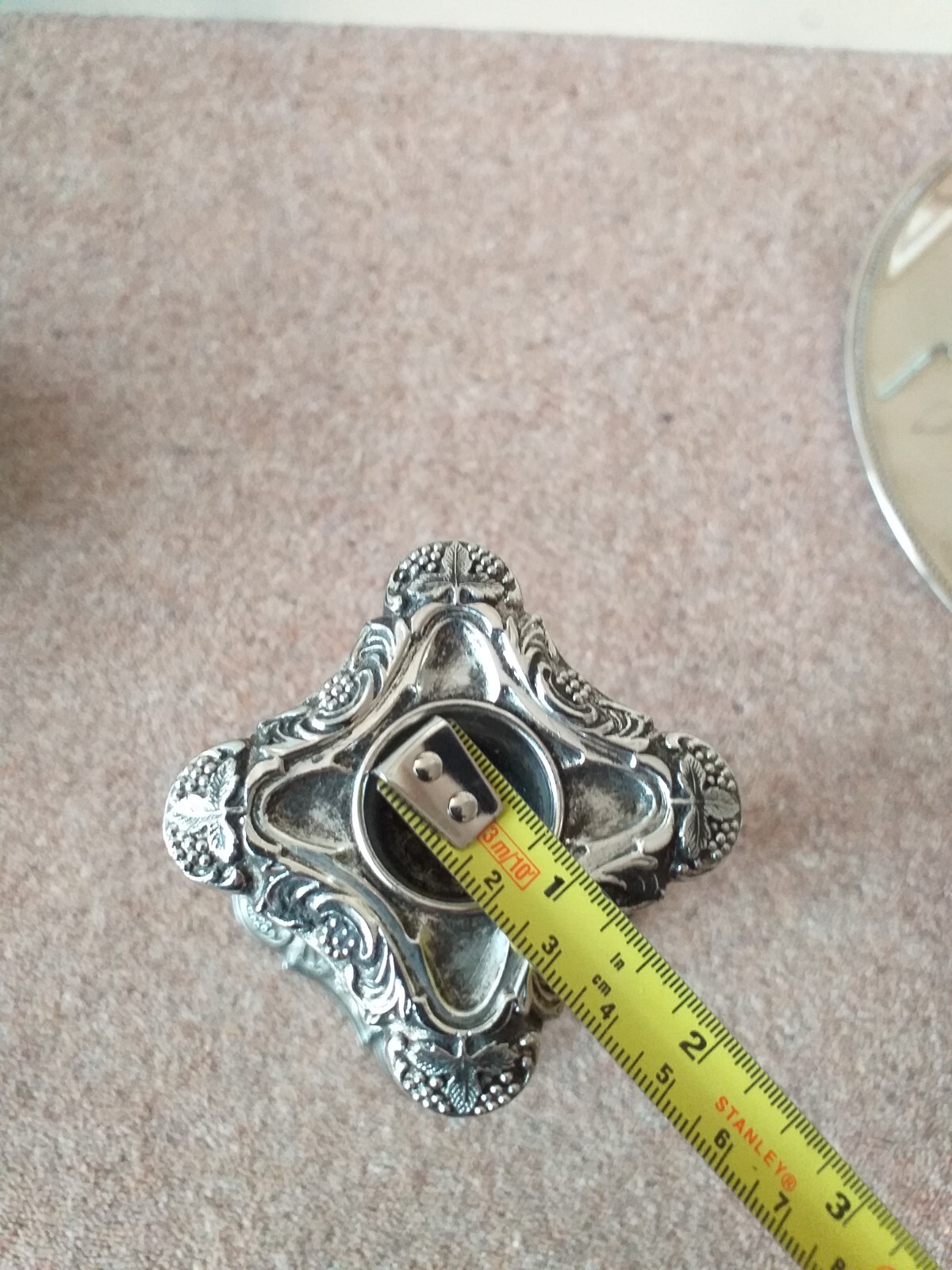 Vintage Silver Plate Candlestick Candle Holder Grape Design eBay