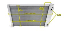 Atom 3 Row Dp Radiator 261.51.75 For 1978-1987 Chevrolet Monte Carlo Ls