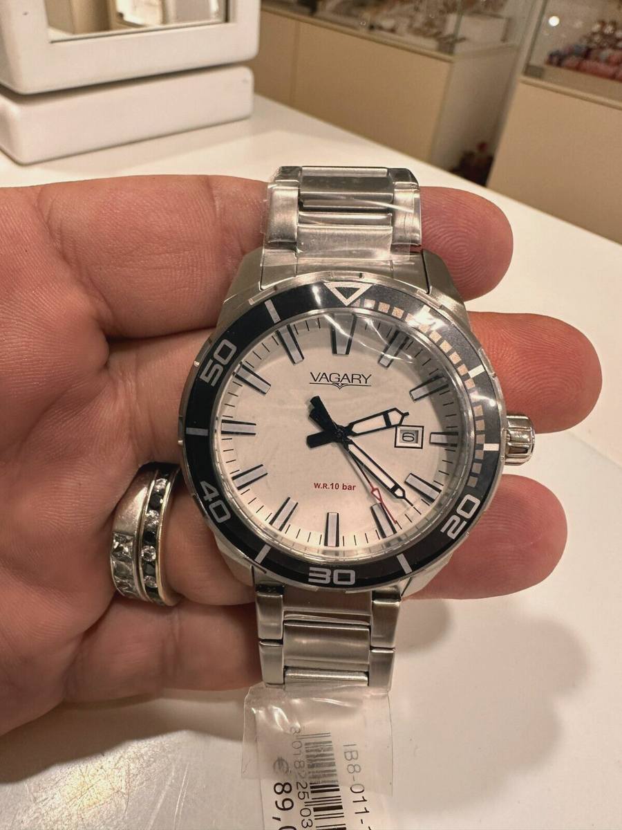 VAGARY AQUA39 OROLOGIO UOMO SOLO TEMPO REFERENZA IB8-011-13 NUOVO