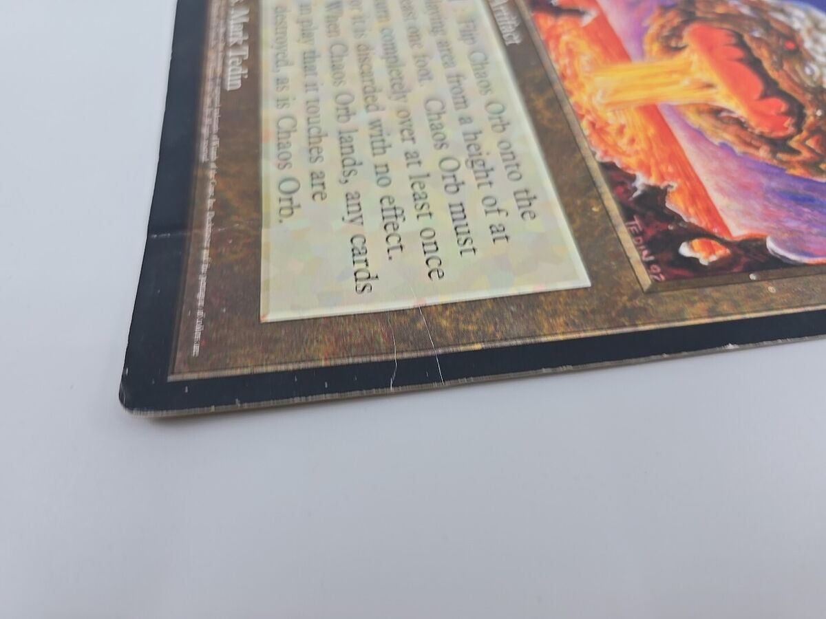 1996 Magic the Gathering RARE 6x9 Chaos Orb Oversized Promo 1996 Magic the Gathering RARE 6x9 Chaos Orb Oversized Promo