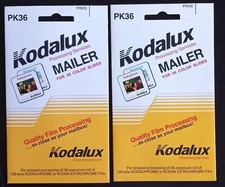 Kodak PK-36 Prepaid Processing Mailers Set of 2 For Collection or Display Only
