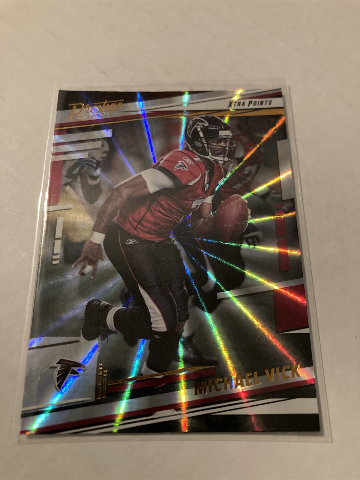 2022 Prestige Sunburst Xtra Points #19 Michael Vick Falcons
