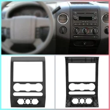 For Ford F-150 2004-2008 2005 2006 2007 Black Dash Radio Bezel Center Trim Panel