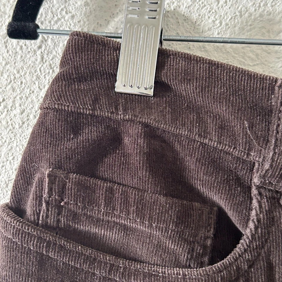 Falda midi de pana Croft & Barrow para mujer 6 marrón Western Modest Cottage core Foto 4 de 4