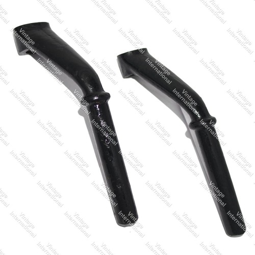 Paire Repose-Pieds Bras Kit Gauche & Droit Acier Noir Pour Royal Enfield G Model - Photo 5/13