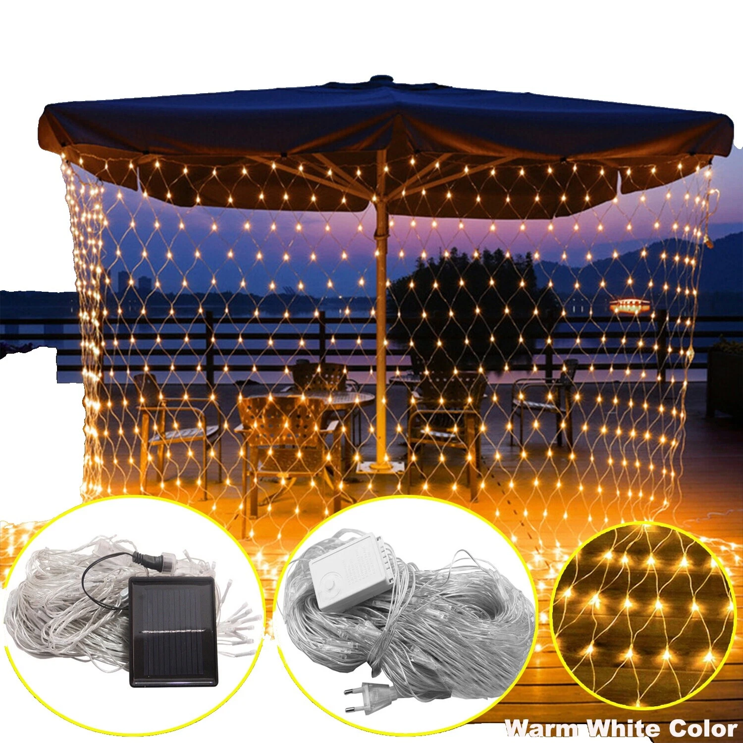 Outdoor 110 V String & Fairy Lights