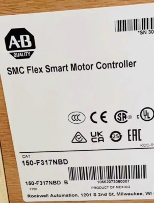 NEW Allen Bradley 150-F317NBD Ser B SMC Flex Smart Motor Controller | eBay