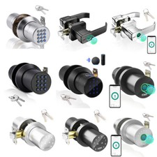 Smart Door Knob Fingerprint Keyless Door Lock Keypad Biometric Deadbolt App Wifi