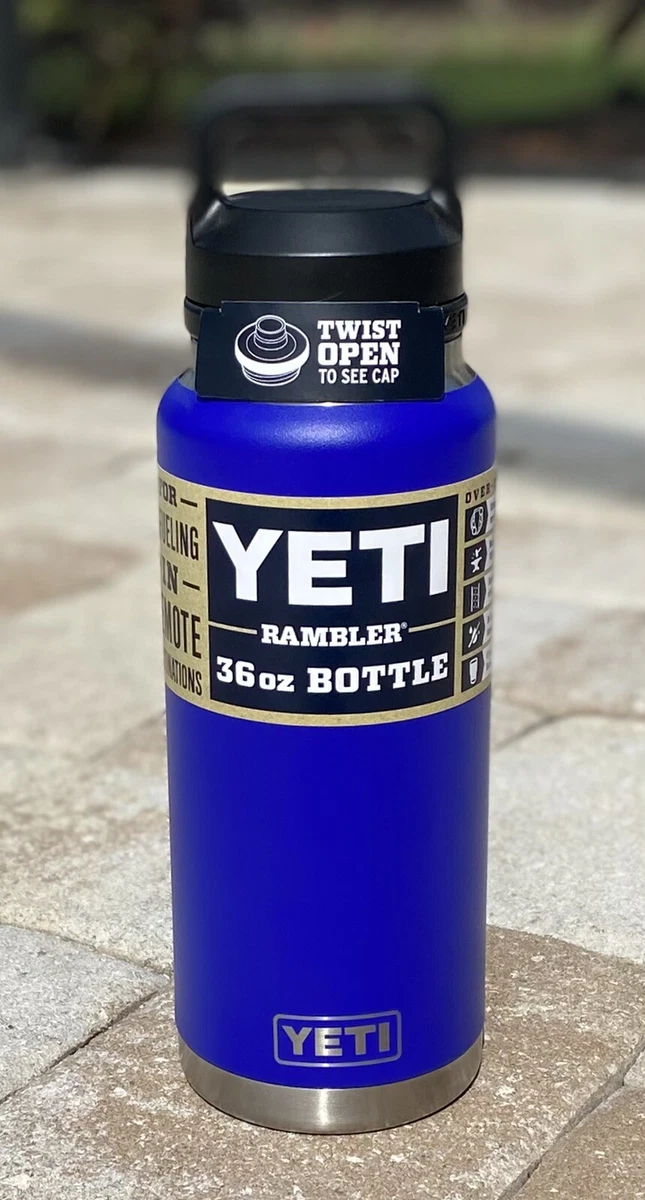 YETI Rambler 36 Oz. Bottle w/Chug Cap Offshore Blue Limited Edition