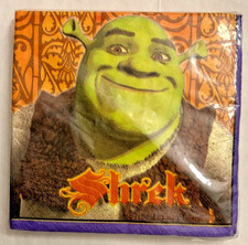 Shrek The Third Birthday Beverage Napkins Party Supply. 16ct. 2ply. 10in.